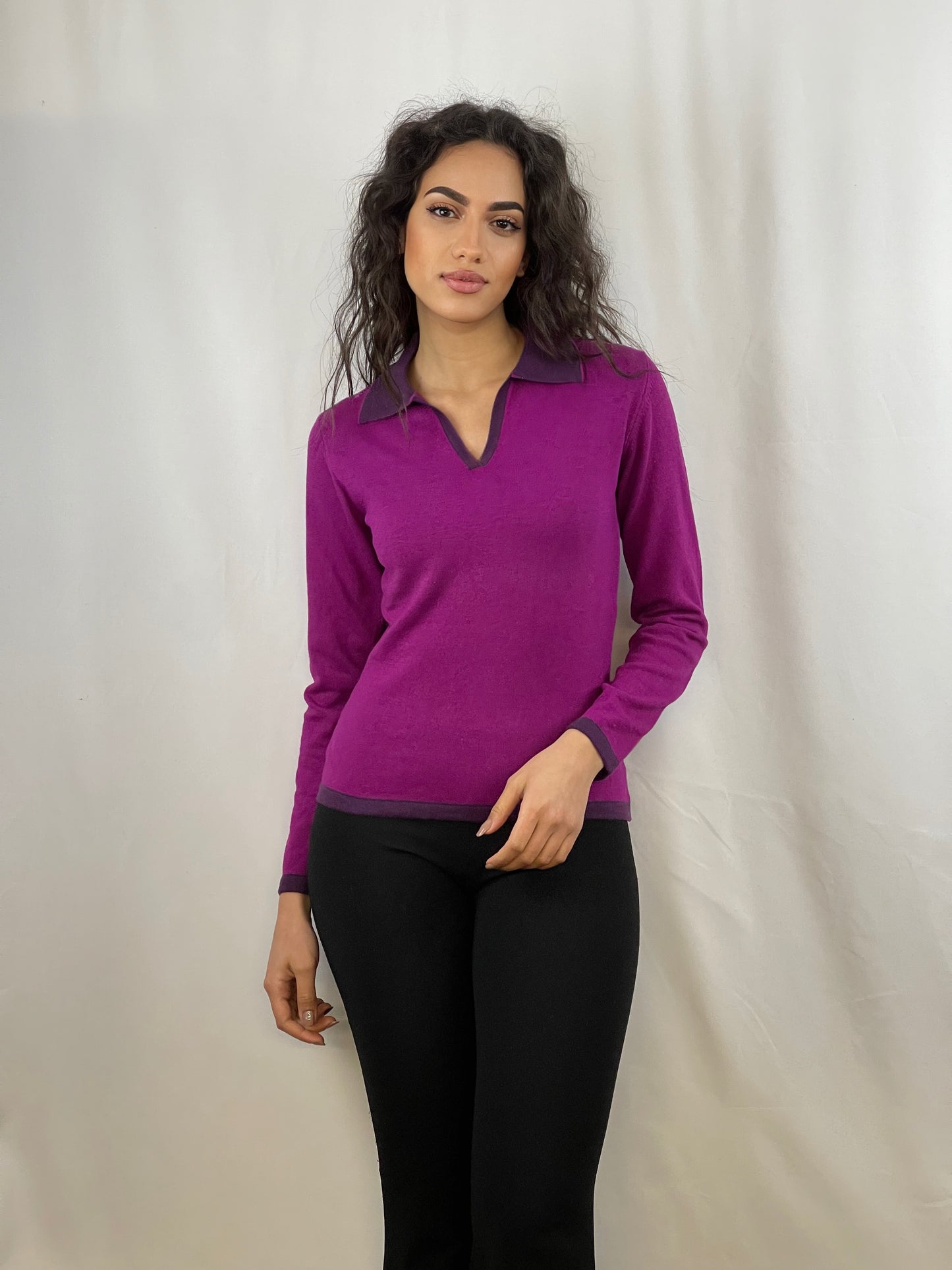 3337 - Women's two-tone polo