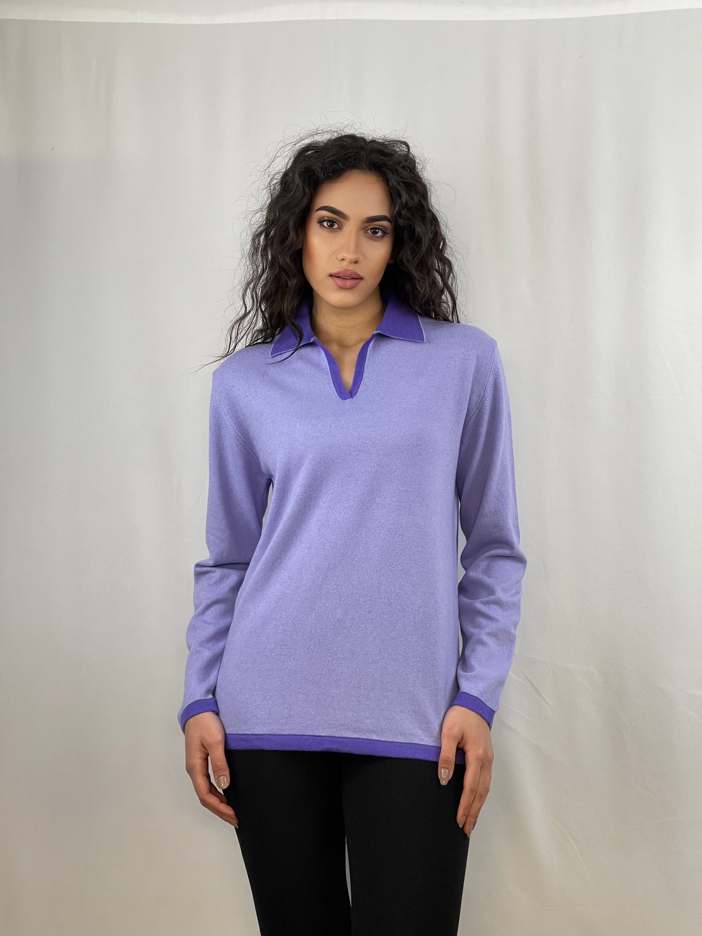 3337 - Women's two-tone polo