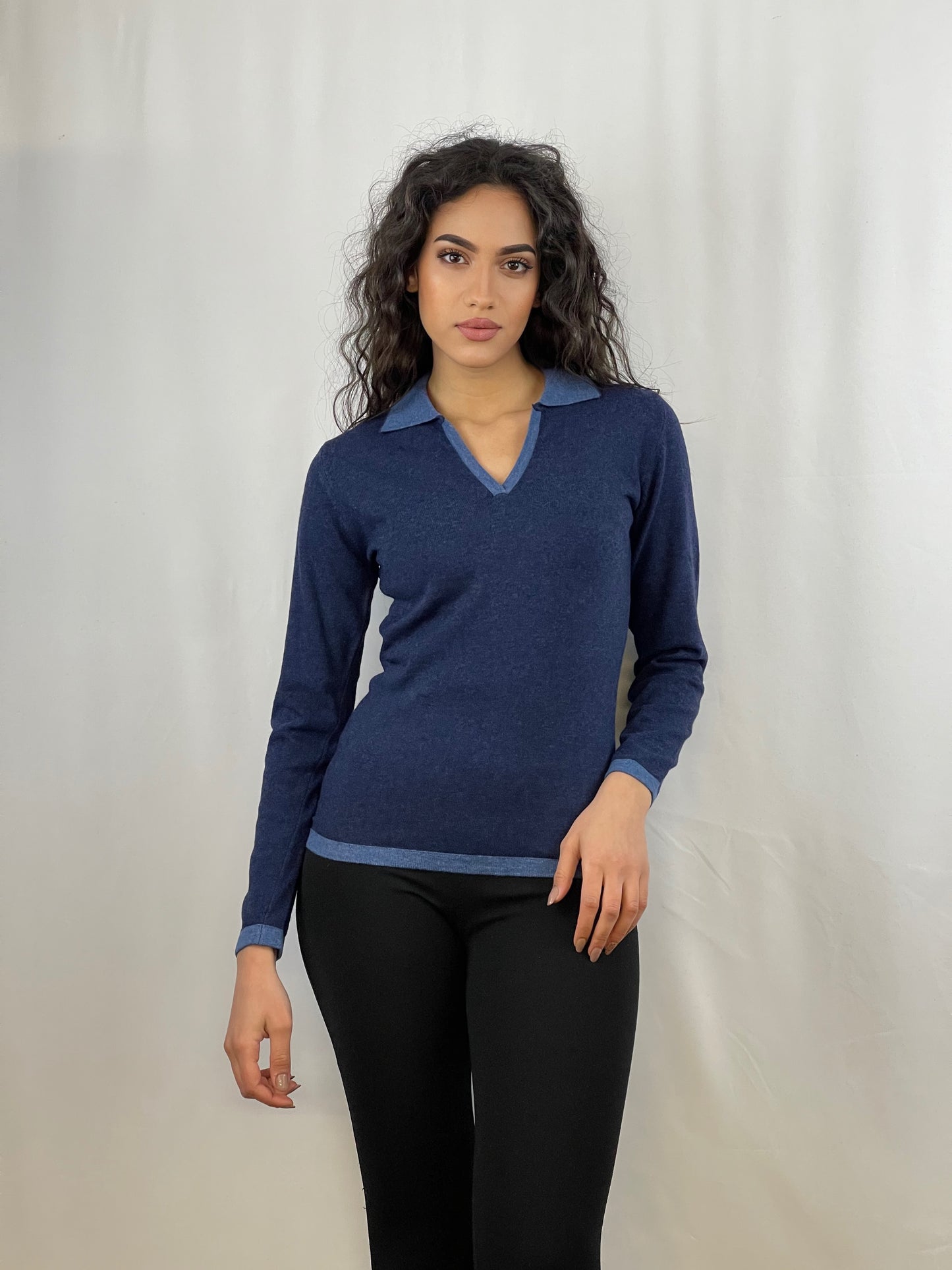 3337 - Women's two-tone polo