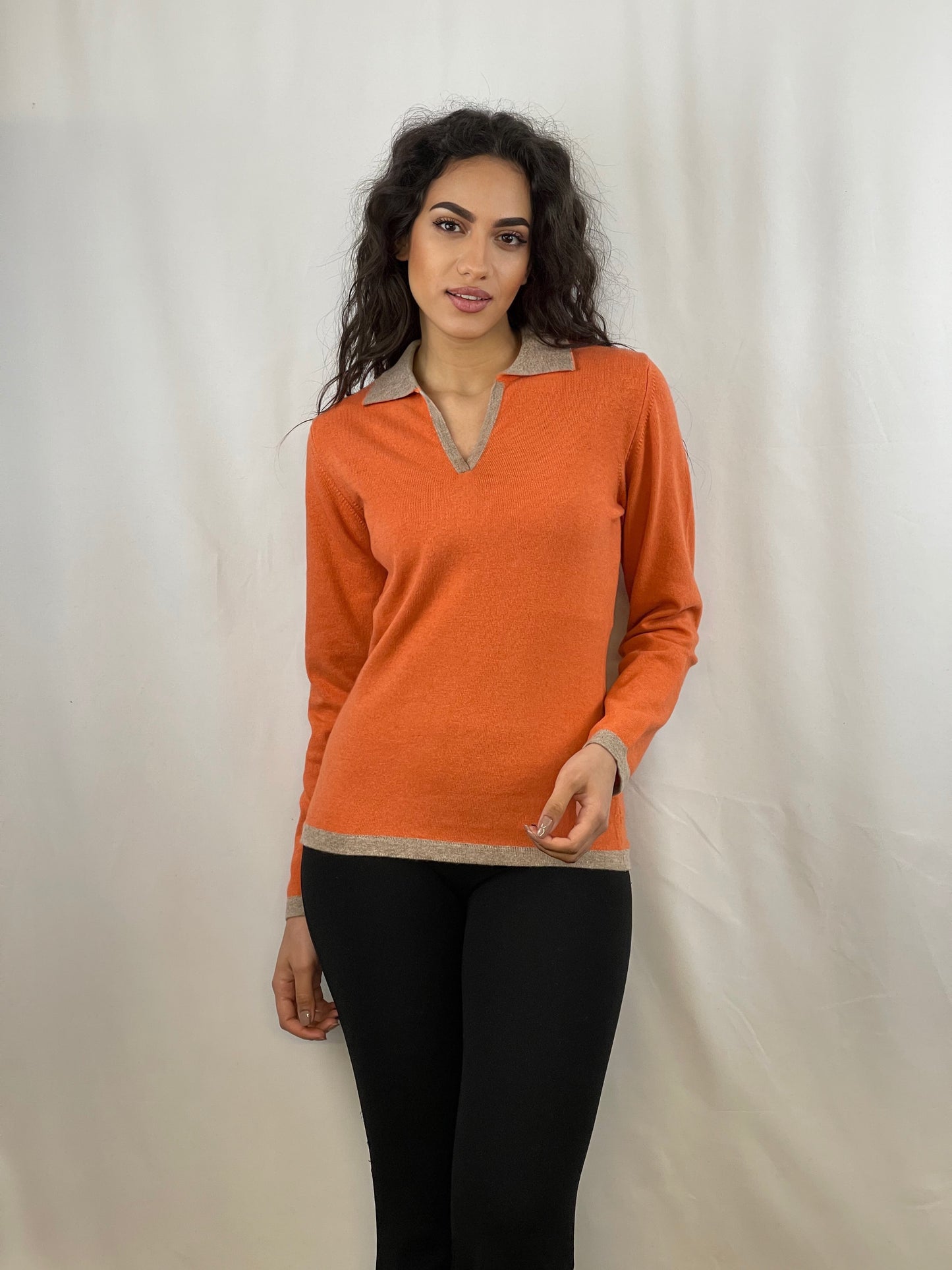 3337 - Women's two-tone polo