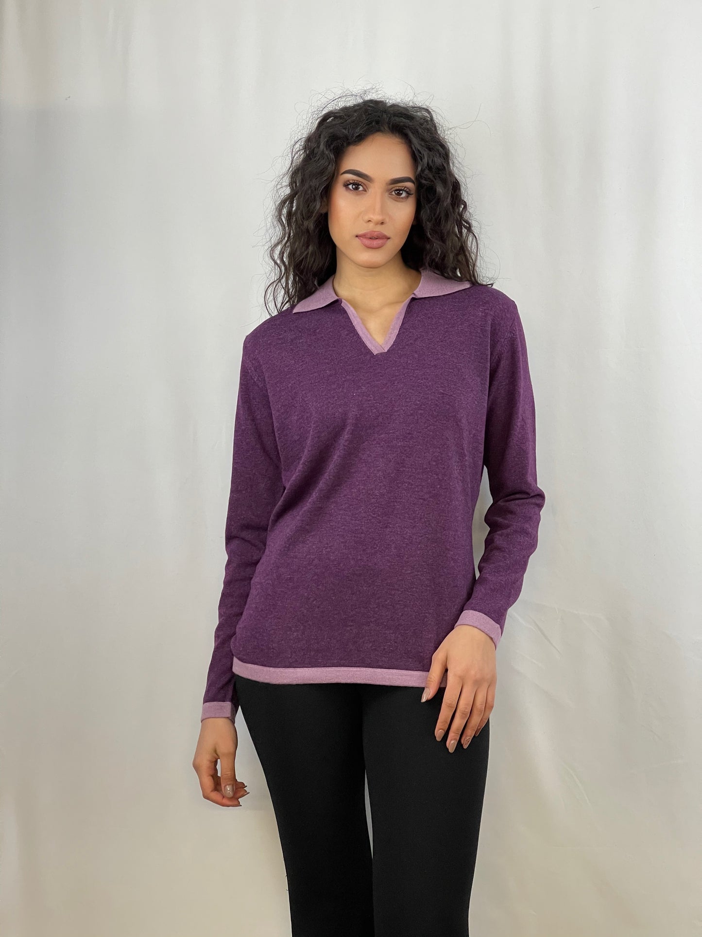 3337 - Women's two-tone polo