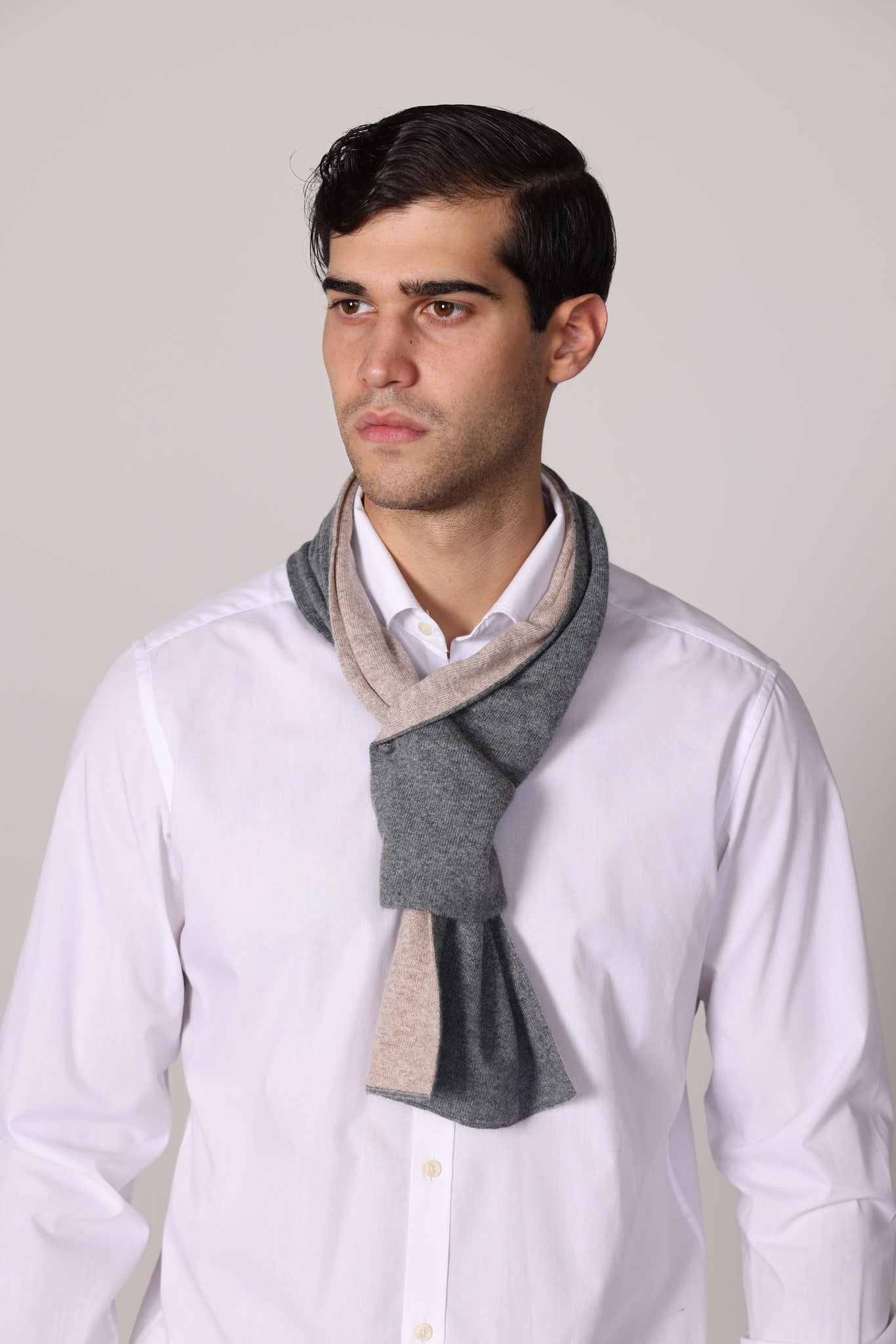 4742 - Two-tone scarf 2 bottoms