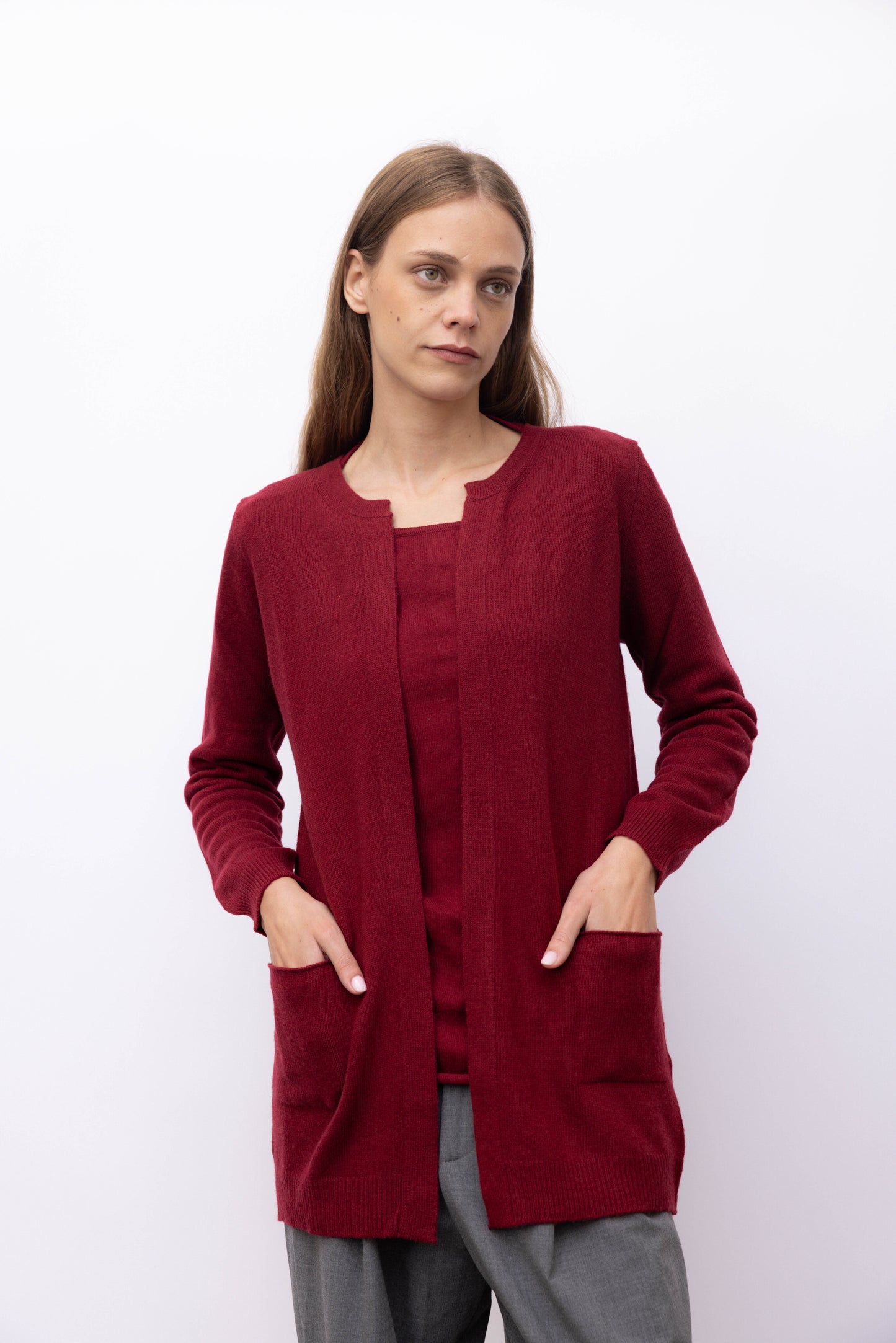 4122 - Maxi cardigan woman