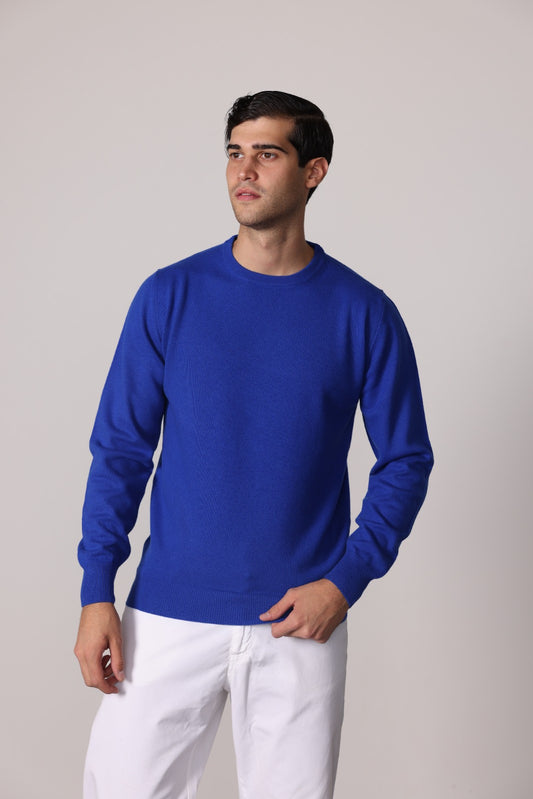 701 - 2-thread pure cashmere crewneck