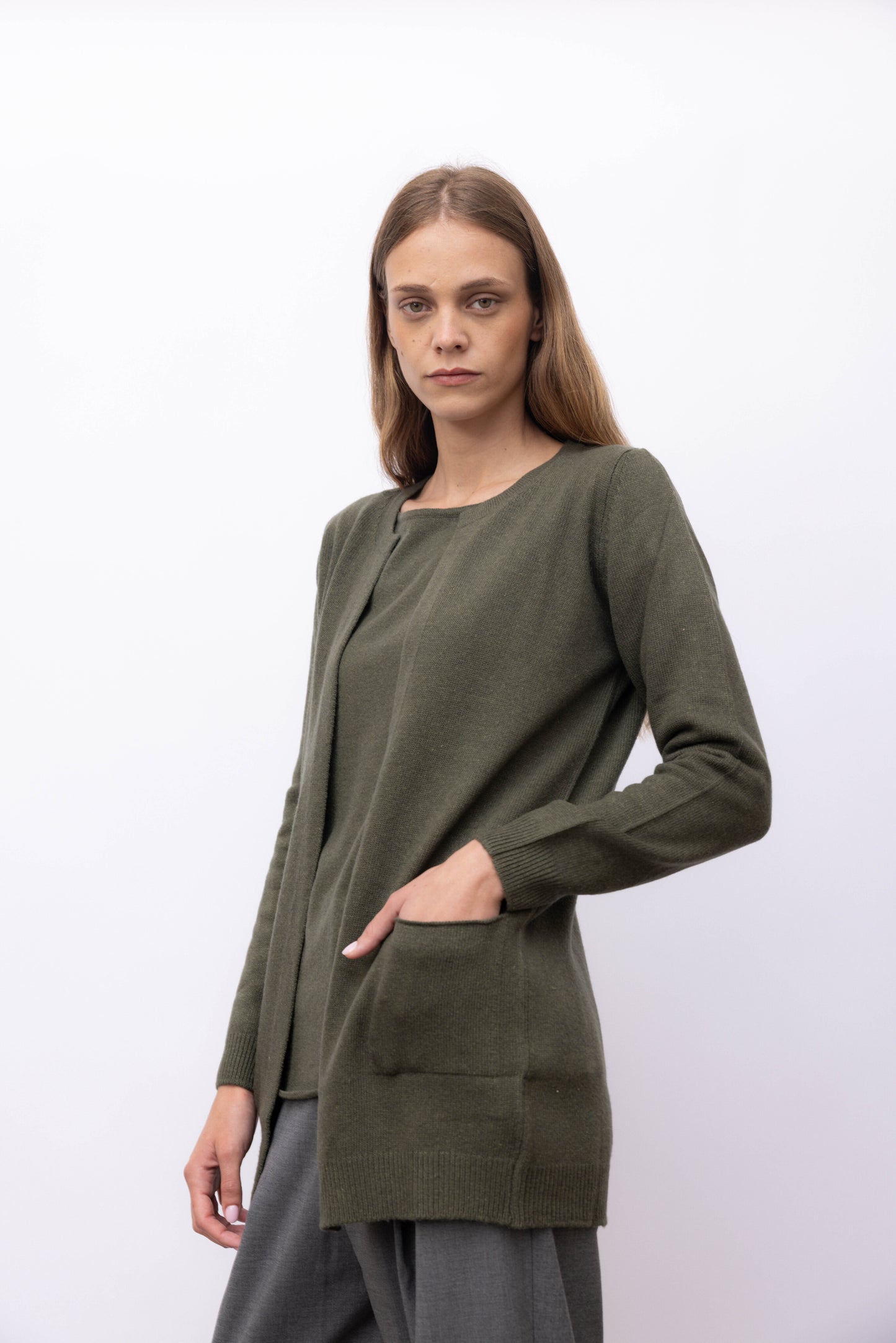 4122 - Maxi cardigan woman