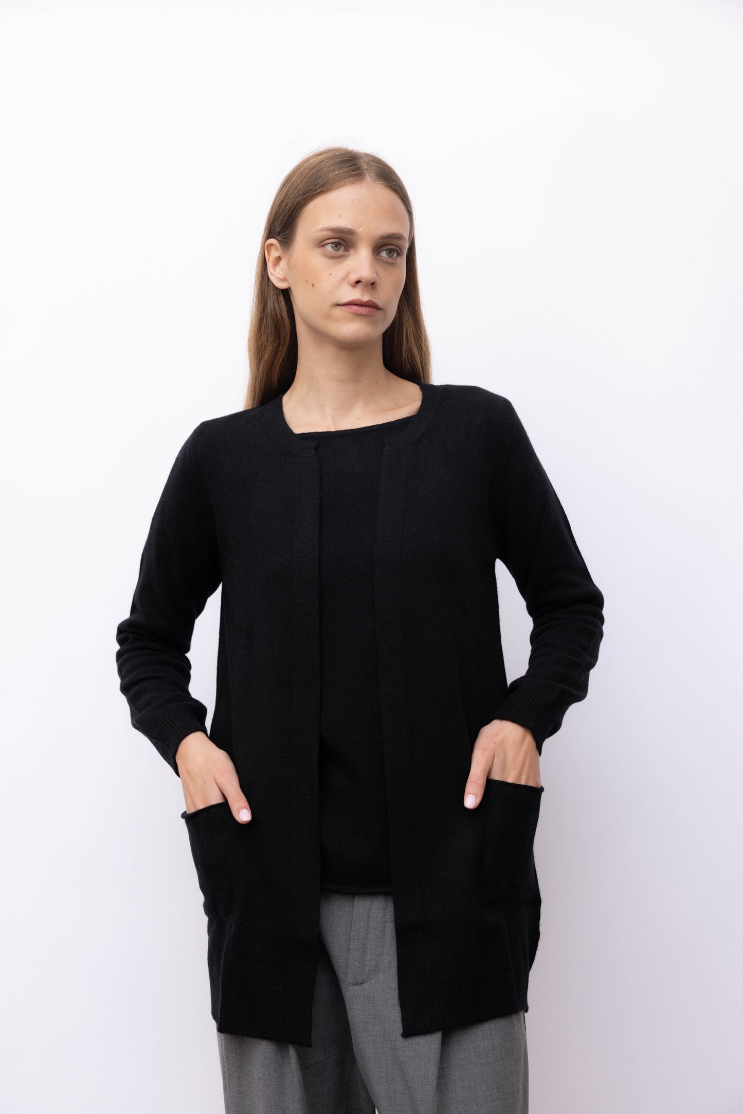 4122 - Maxi cardigan woman