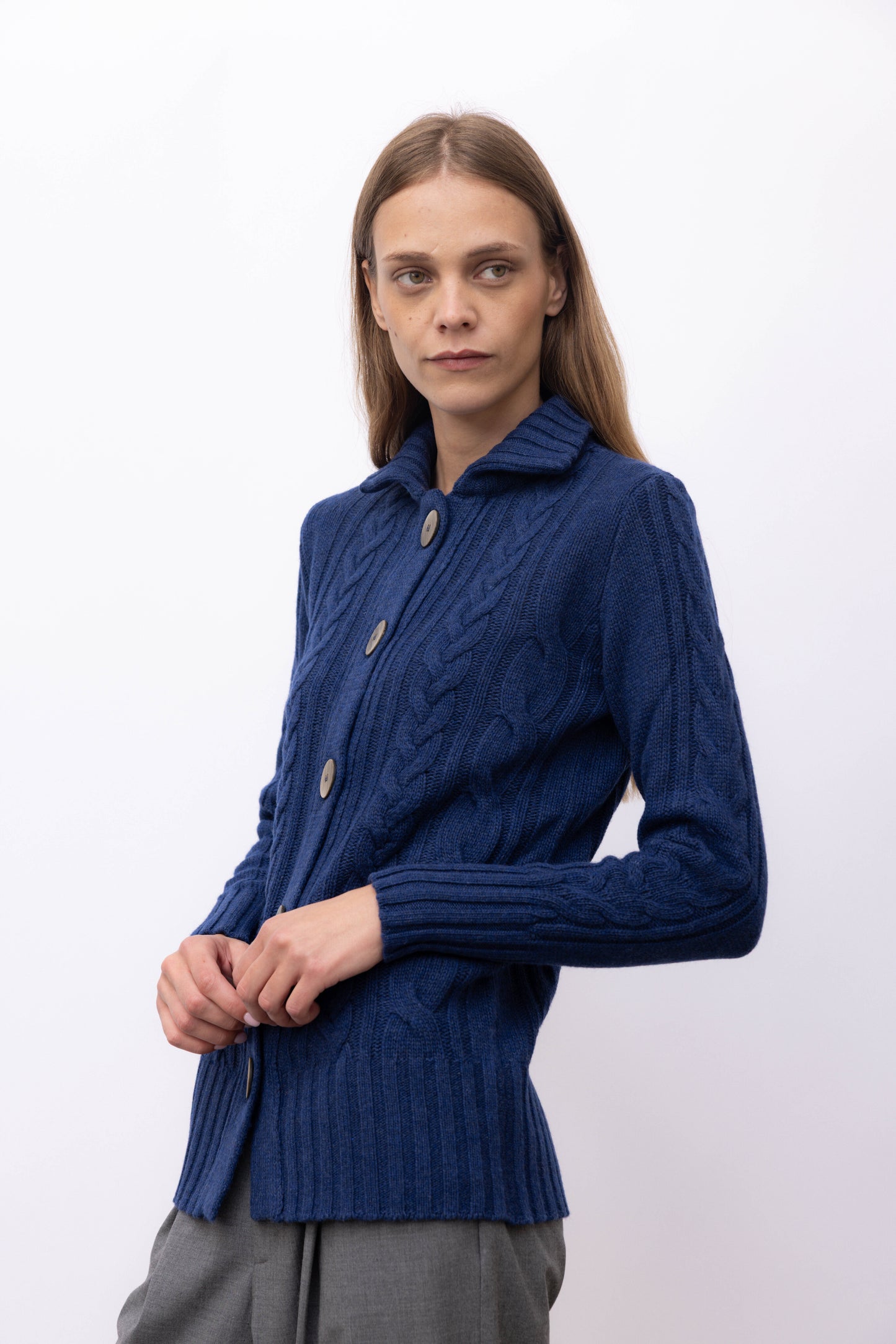 4331 - Maxi two-tone crew neck