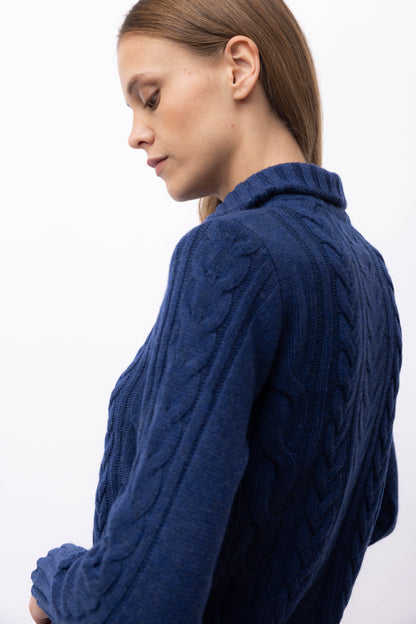 4331 - Maxi two-tone crew neck