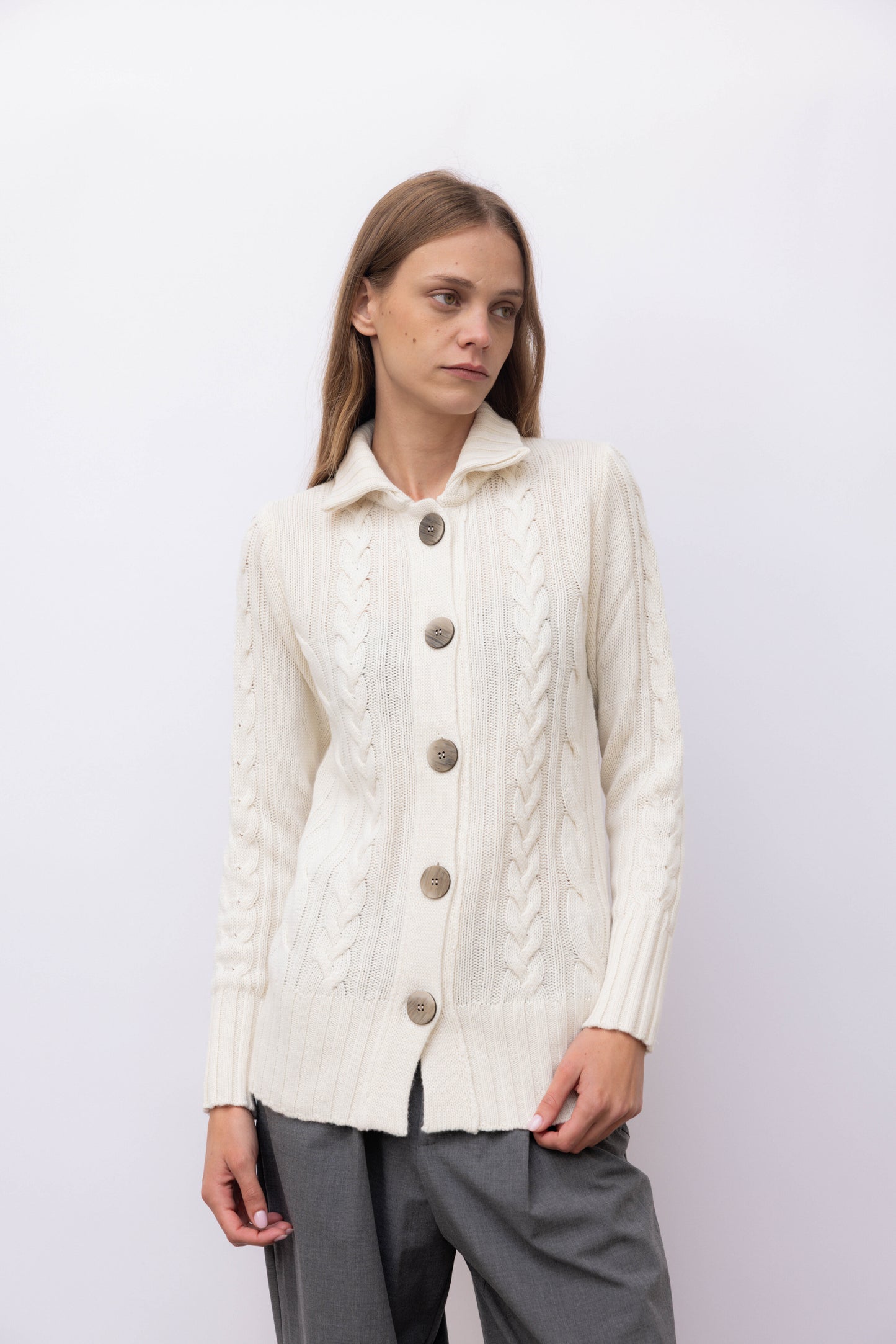 4331 - Maxi two-tone crew neck