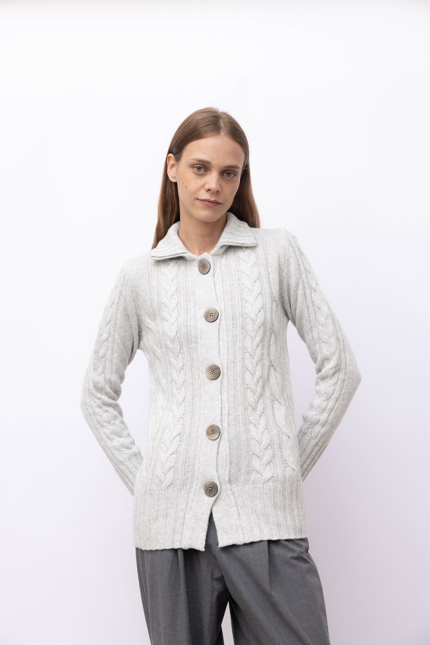 4331 - Maxi two-tone crew neck