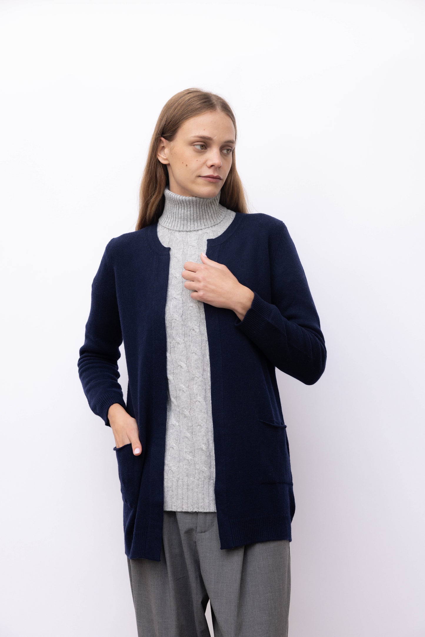 4122 - Maxi cardigan woman