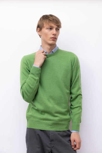 701 - 2-thread pure cashmere crewneck