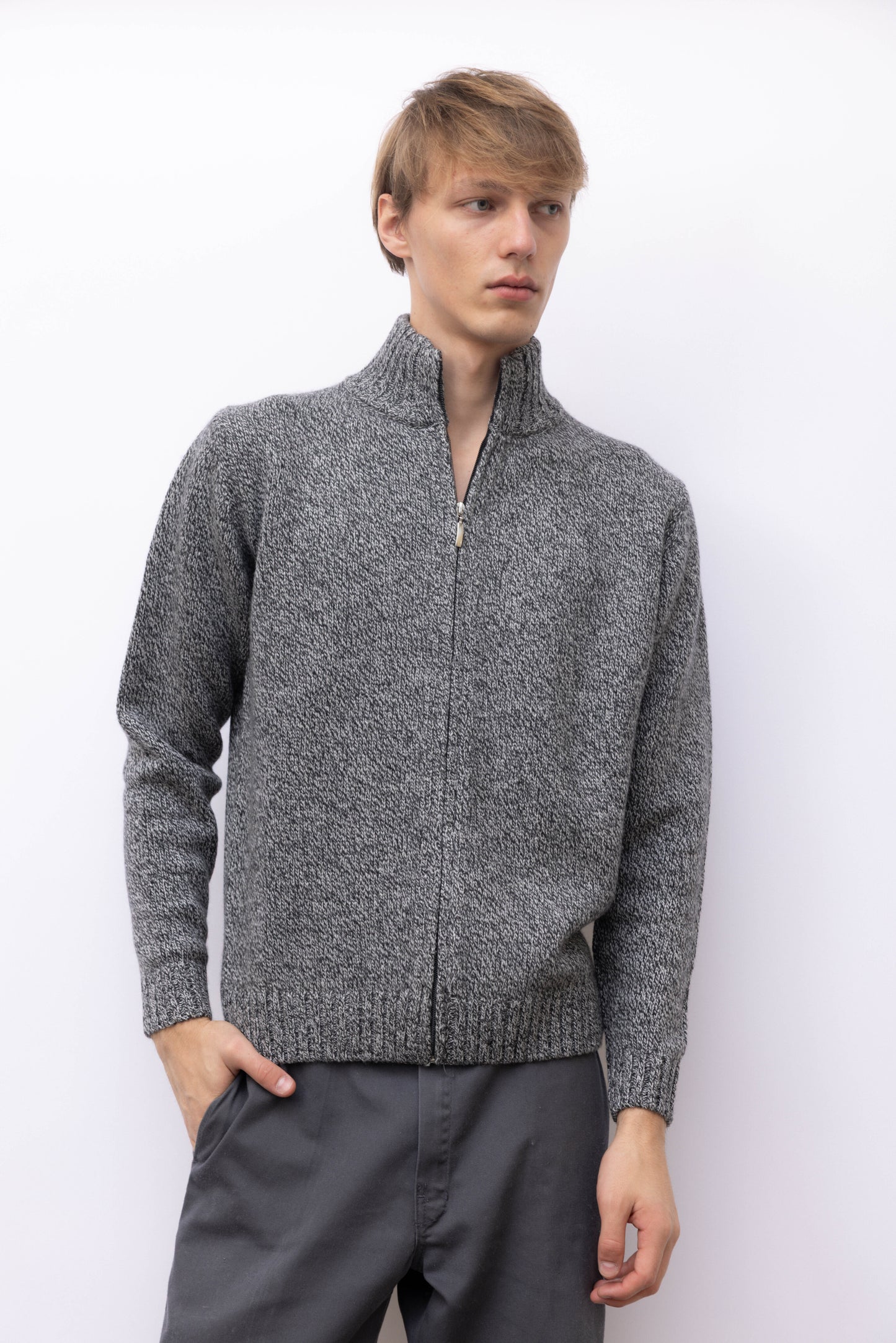 429 - Full Zip Man Muliné