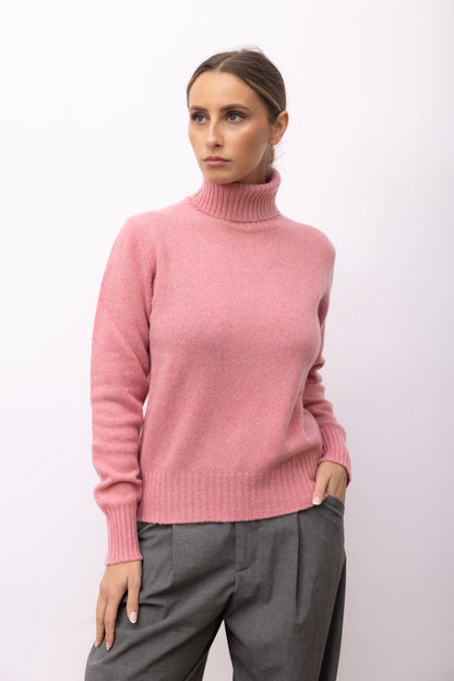 4331 - Maxi two-tone crew neck