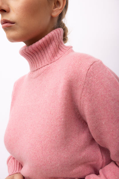 4331 - Maxi two-tone crew neck